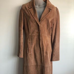 Suede Duster Jacket